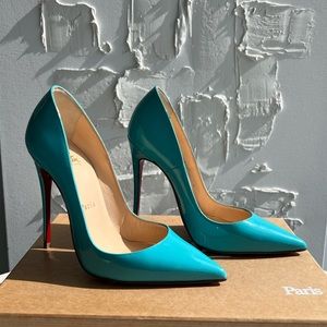 Christian Louboutin So Kate - Patent Leather “Pacific”